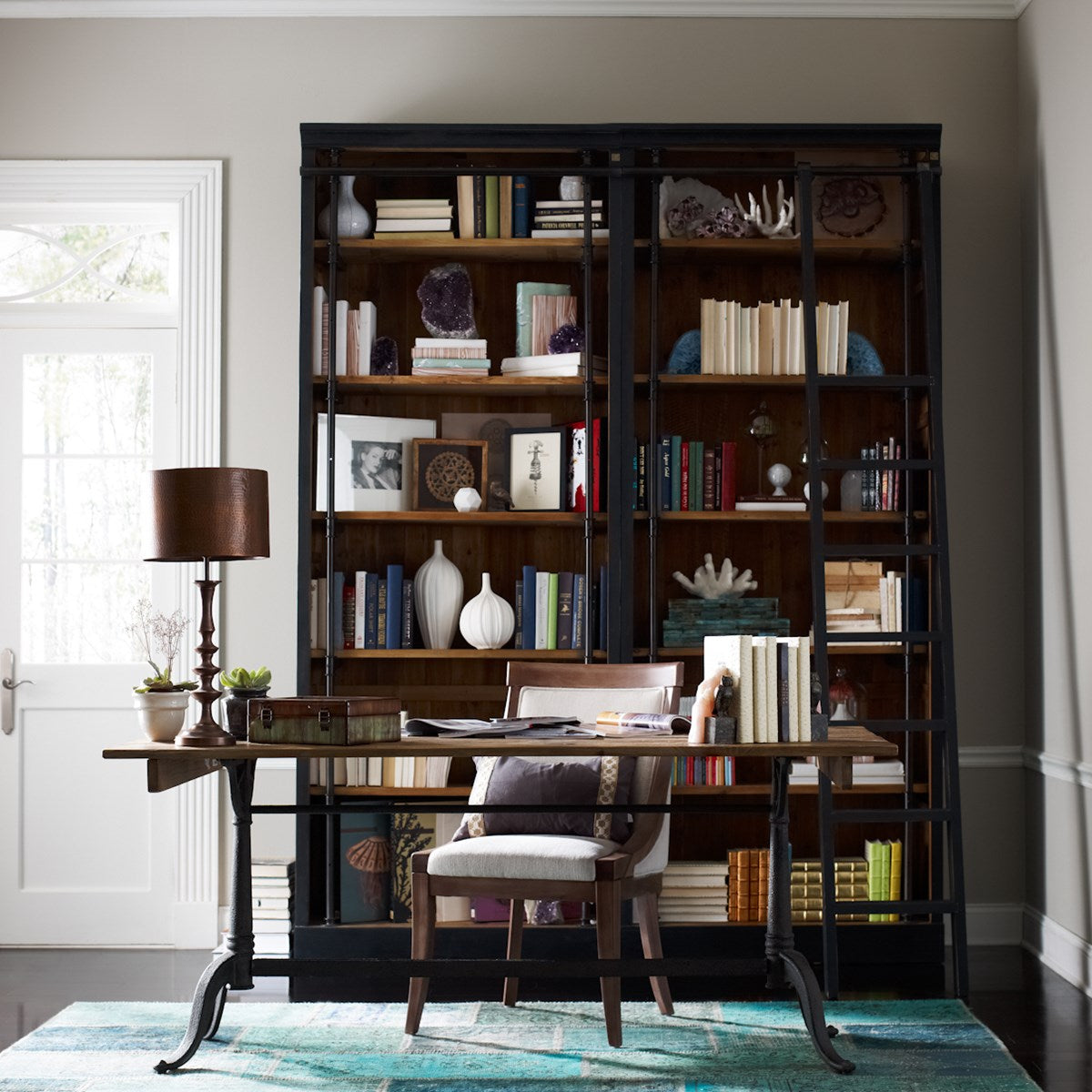 Ivy Bookcase Bookcase Four Hands     Four Hands, Burke Decor, Mid Century Modern Furniture, Old Bones Furniture Company, Old Bones Co, Modern Mid Century, Designer Furniture, https://www.oldbonesco.com/