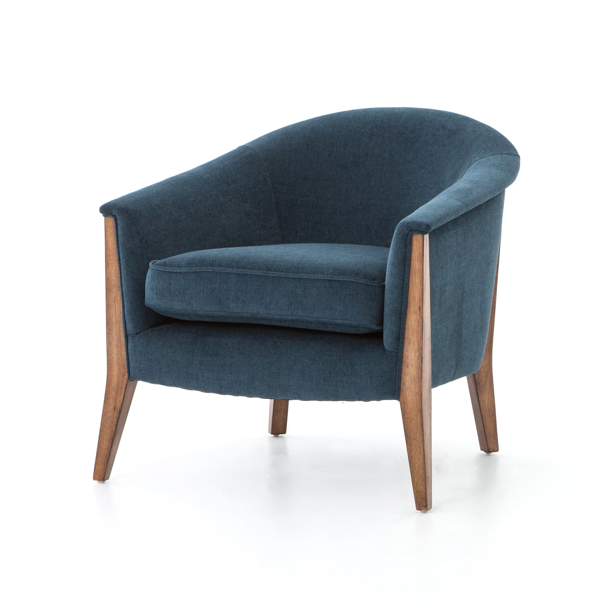 Nomad Chair - Plush Azure Lounge Chair Four Hands     Four Hands, Mid Century Modern Furniture, Old Bones Furniture Company, Old Bones Co, Modern Mid Century, Designer Furniture, https://www.oldbonesco.com/