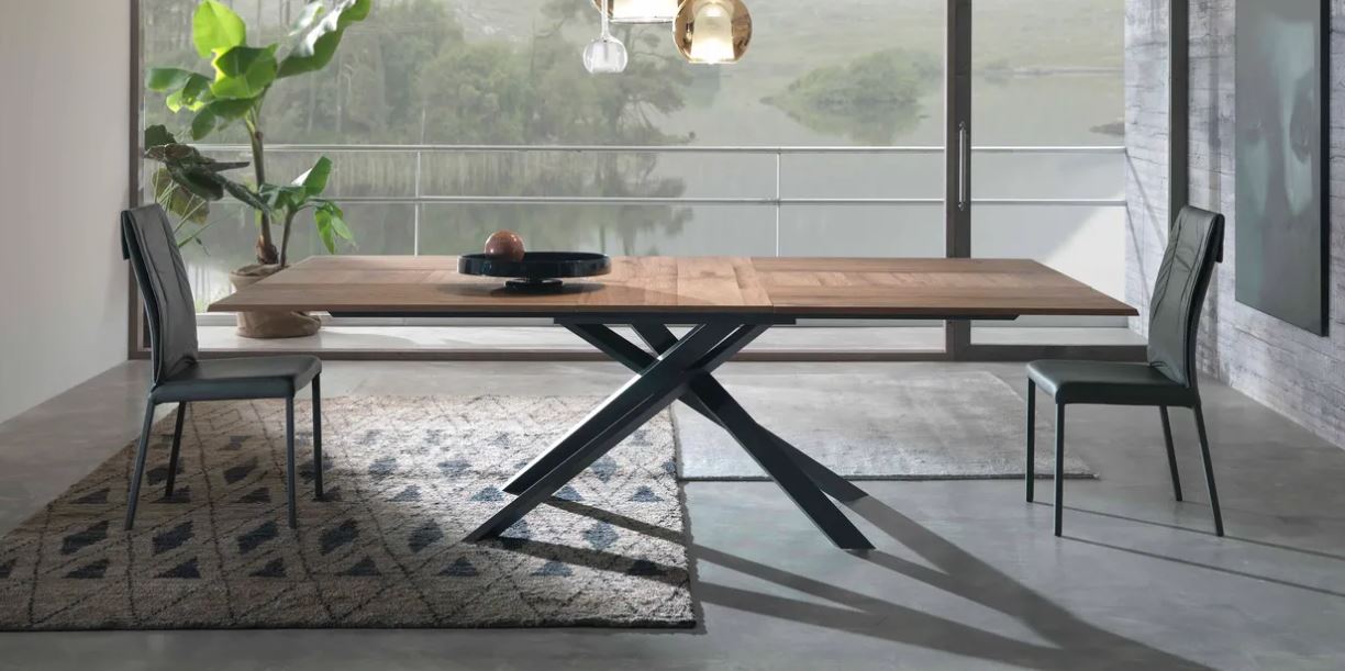 Ozzio 4x4 Extendable Table 100x200 Dining Table ozzio Italia     Four Hands, Mid Century Modern Furniture, Old Bones Furniture Company, Old Bones Co, Modern Mid Century, Designer Furniture, https://www.oldbonesco.com/