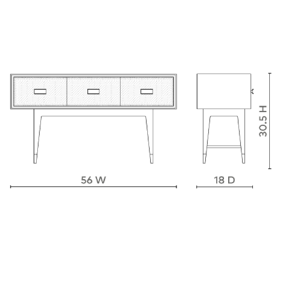 Elisa Console Desk Bungalow 5     Four Hands, Burke Decor, Mid Century Modern Furniture, Old Bones Furniture Company, Old Bones Co, Modern Mid Century, Designer Furniture, https://www.oldbonesco.com/