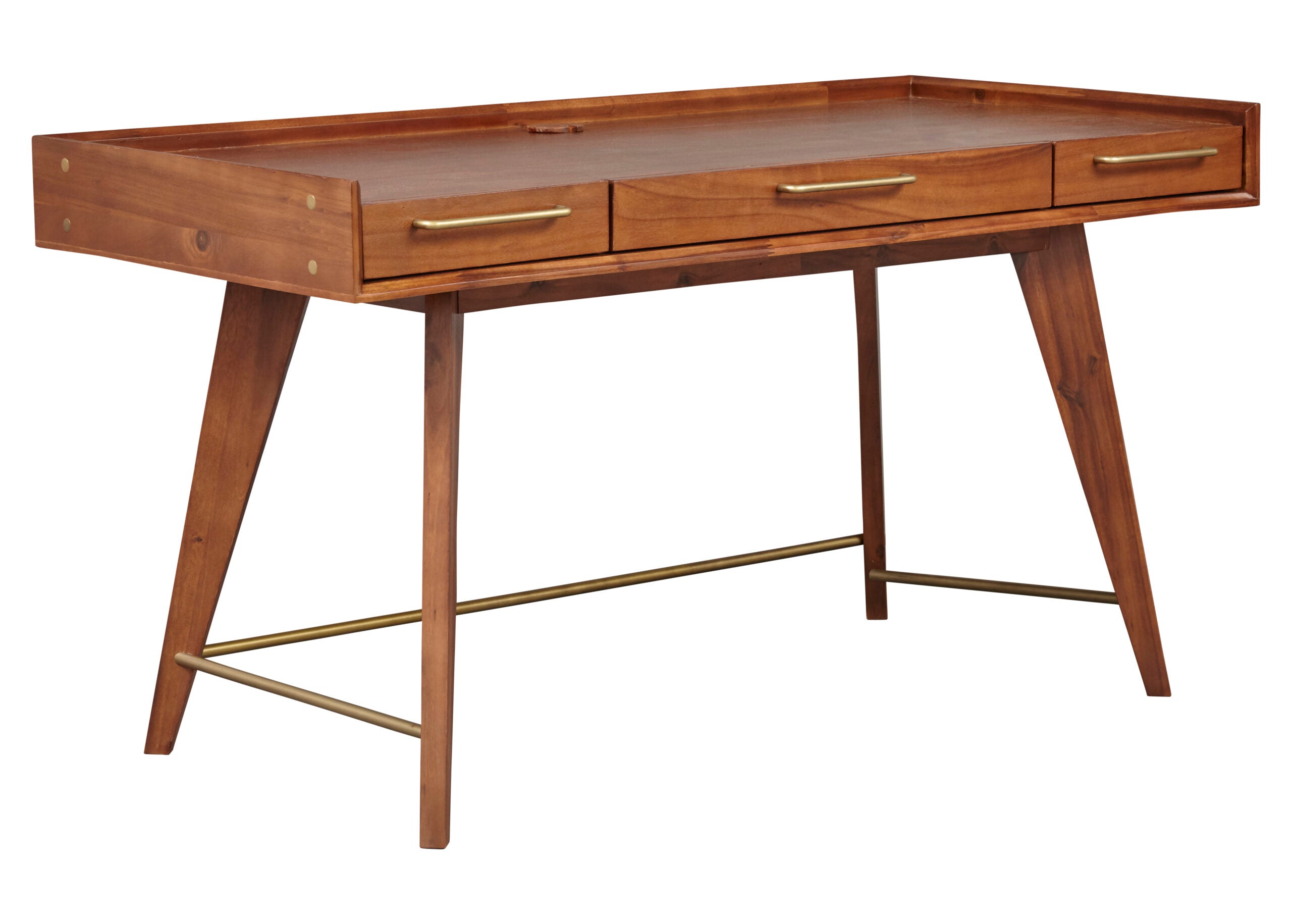 Denali 3 Drawer Home Desk Desks Unique Furniture     Four Hands, Mid Century Modern Furniture, Old Bones Furniture Company, Old Bones Co, Modern Mid Century, Designer Furniture, https://www.oldbonesco.com/