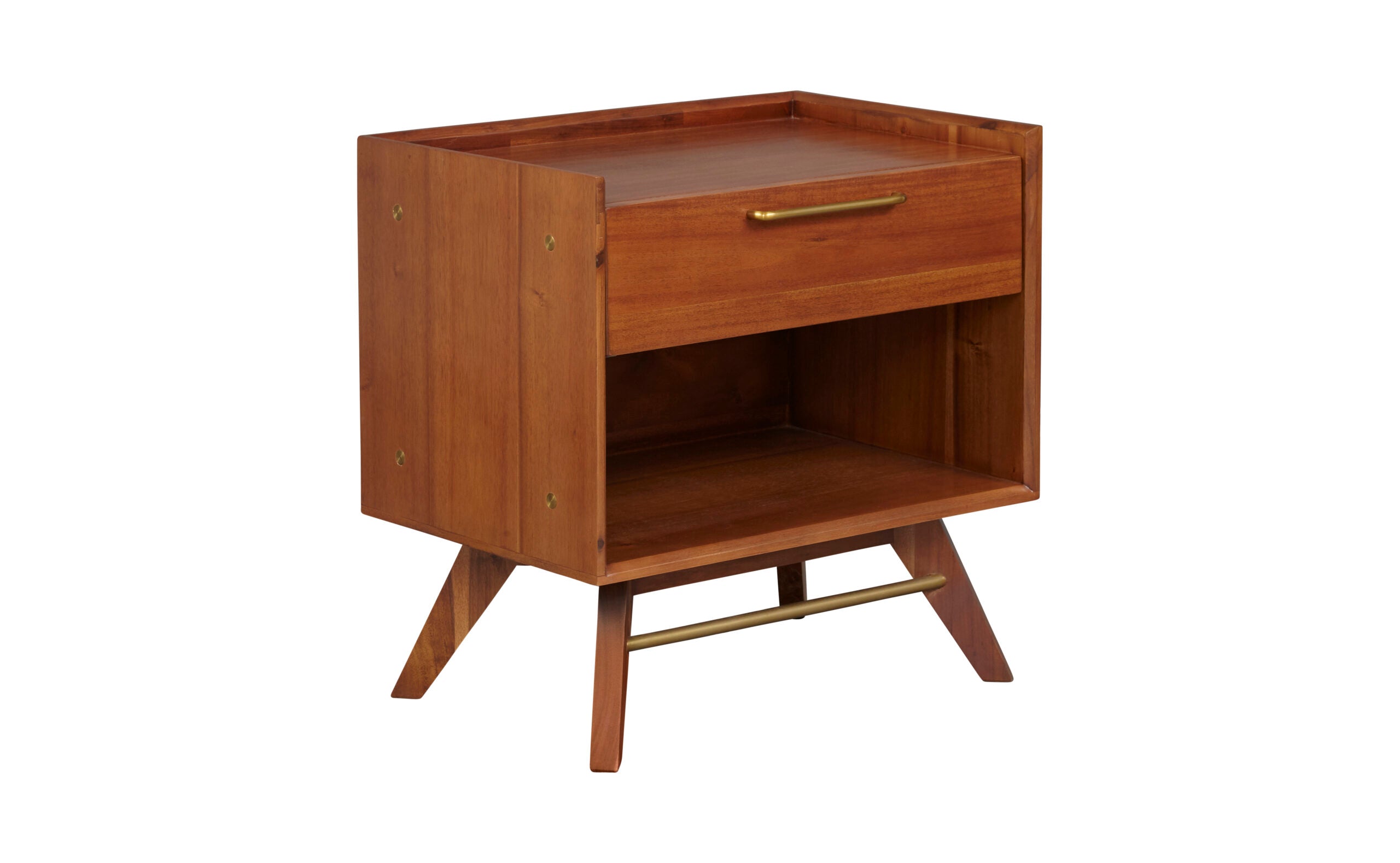 Denali 1 Drawer Nightstand Nightstands Unique Furniture     Four Hands, Mid Century Modern Furniture, Old Bones Furniture Company, Old Bones Co, Modern Mid Century, Designer Furniture, https://www.oldbonesco.com/