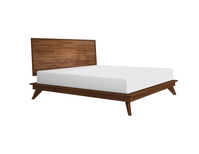 Denali Bed With Slats QueenBeds Unique Furniture  Queen   Four Hands, Mid Century Modern Furniture, Old Bones Furniture Company, Old Bones Co, Modern Mid Century, Designer Furniture, https://www.oldbonesco.com/