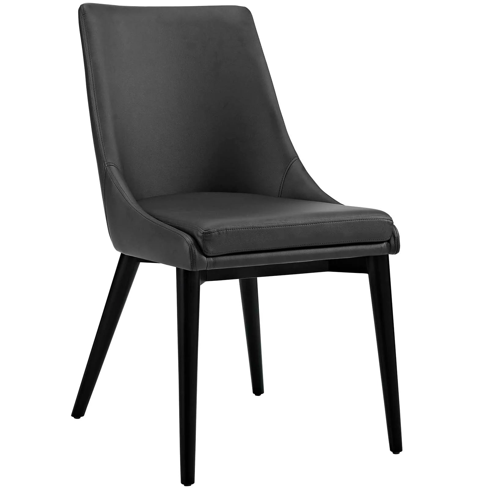 Viscount Vinyl Dining Chair BlackDining Chair Modway International  Black   Four Hands, Mid Century Modern Furniture, Old Bones Furniture Company, Old Bones Co, Modern Mid Century, Designer Furniture, https://www.oldbonesco.com/