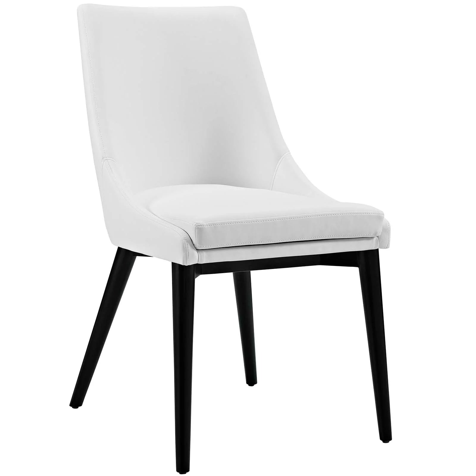 Viscount Vinyl Dining Chair WhiteDining Chair Modway International  White   Four Hands, Mid Century Modern Furniture, Old Bones Furniture Company, Old Bones Co, Modern Mid Century, Designer Furniture, https://www.oldbonesco.com/