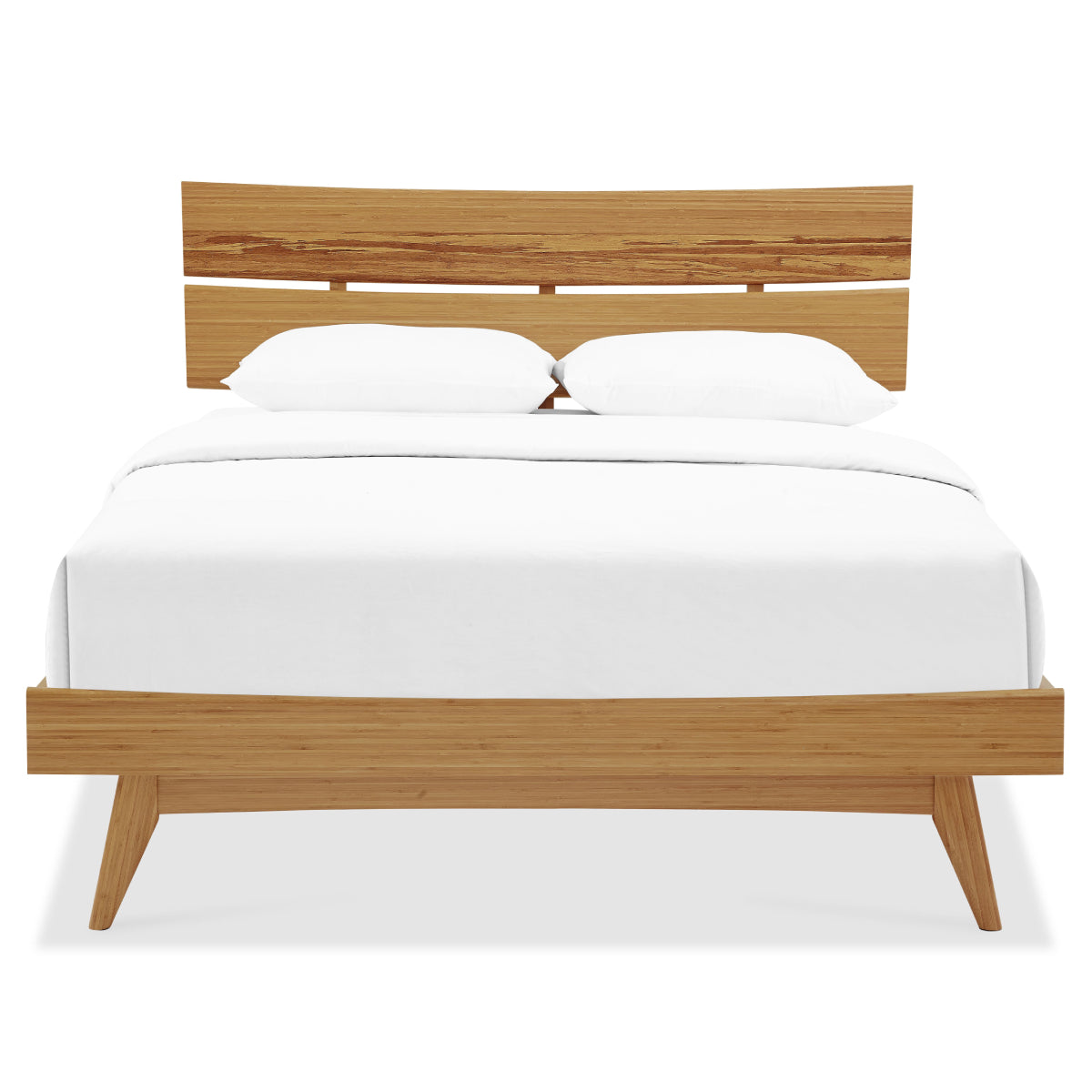 Azara Platform Bed Caramelized / QueenBeds & Frames Greenington  Caramelized Queen  Four Hands, Burke Decor, Mid Century Modern Furniture, Old Bones Furniture Company, Old Bones Co, Modern Mid Century, Designer Furniture, https://www.oldbonesco.com/