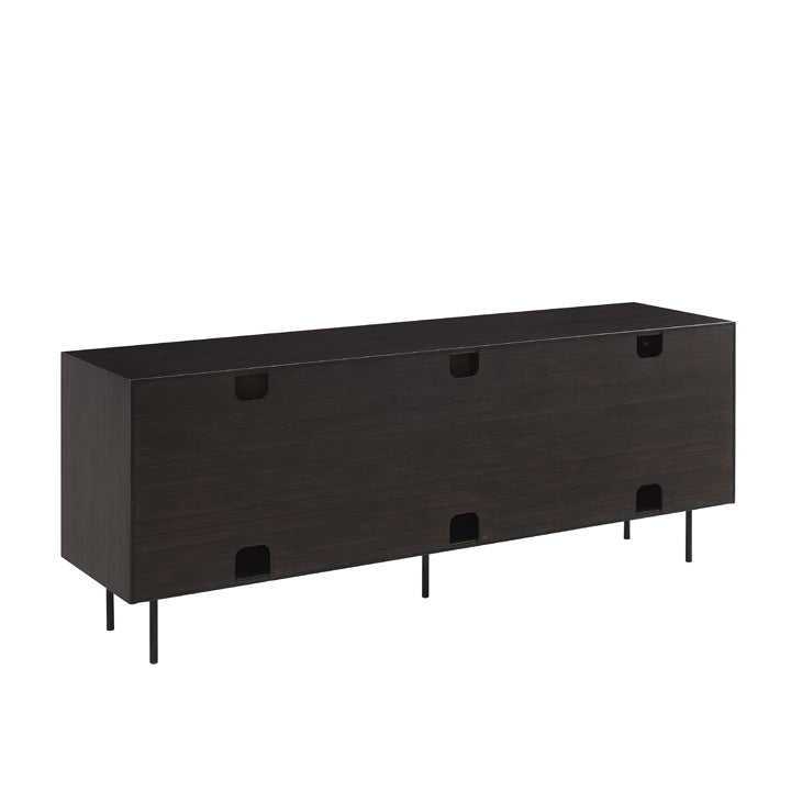 Hanna Console Caviar Sideboards & Storage Greenington     Four Hands, Mid Century Modern Furniture, Old Bones Furniture Company, Old Bones Co, Modern Mid Century, Designer Furniture, https://www.oldbonesco.com/