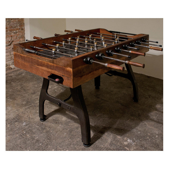 Foosball Burnt Umber Wood Gaming Table GAMING District Eight     Four Hands, Burke Decor, Mid Century Modern Furniture, Old Bones Furniture Company, Old Bones Co, Modern Mid Century, Designer Furniture, https://www.oldbonesco.com/