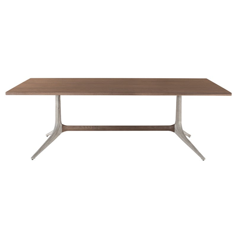 Kahn Trestle Dining Table Dining Table District Eight     Four Hands, Burke Decor, Mid Century Modern Furniture, Old Bones Furniture Company, Old Bones Co, Modern Mid Century, Designer Furniture, https://www.oldbonesco.com/