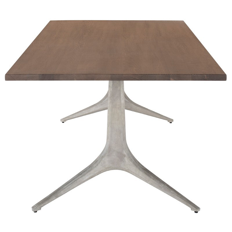 Kahn Trestle Dining Table Dining Table District Eight     Four Hands, Burke Decor, Mid Century Modern Furniture, Old Bones Furniture Company, Old Bones Co, Modern Mid Century, Designer Furniture, https://www.oldbonesco.com/