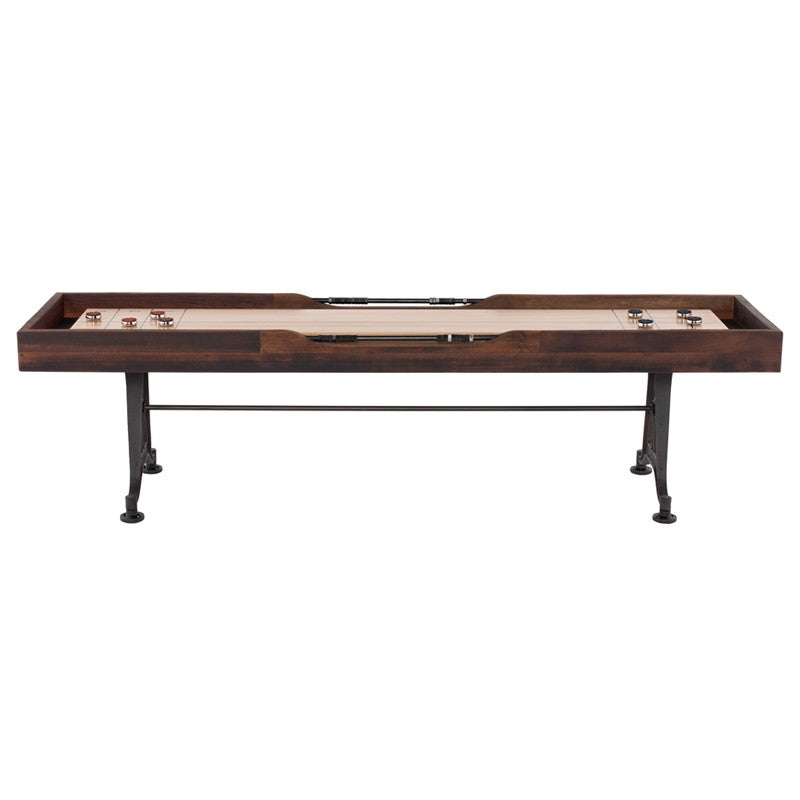 Shuffleboard | Burnt Umber 108" Gaming District Eight     Four Hands, Burke Decor, Mid Century Modern Furniture, Old Bones Furniture Company, Old Bones Co, Modern Mid Century, Designer Furniture, https://www.oldbonesco.com/