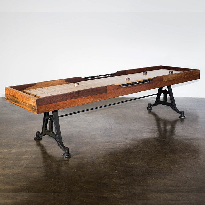 Shuffleboard | Burnt Umber 108" Burnt UmberGaming District Eight  Burnt Umber   Four Hands, Burke Decor, Mid Century Modern Furniture, Old Bones Furniture Company, Old Bones Co, Modern Mid Century, Designer Furniture, https://www.oldbonesco.com/