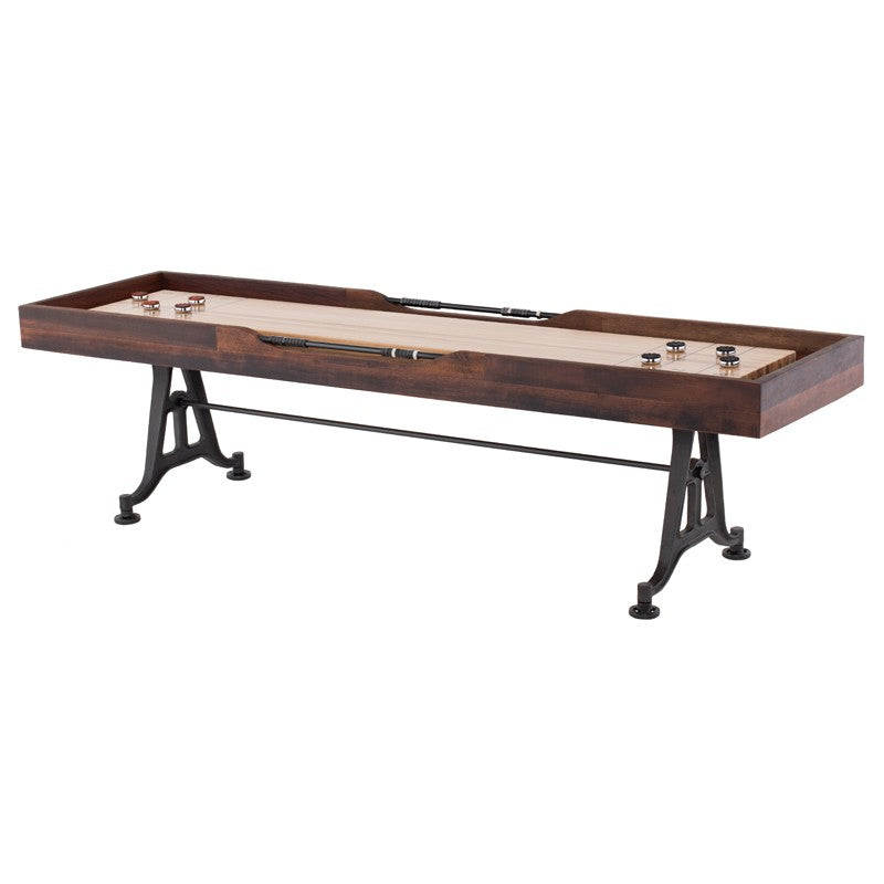 Shuffleboard | Burnt Umber 108" Gaming District Eight     Four Hands, Burke Decor, Mid Century Modern Furniture, Old Bones Furniture Company, Old Bones Co, Modern Mid Century, Designer Furniture, https://www.oldbonesco.com/