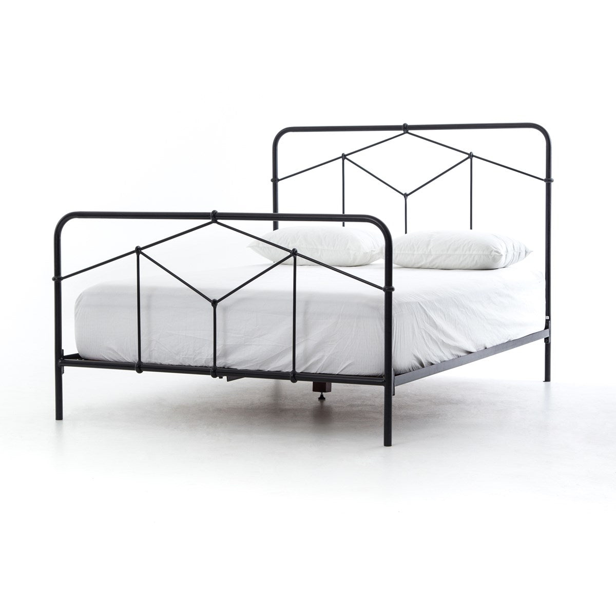 Casey Bed Black / KingBed Four Hands  Black King  Four Hands, Burke Decor, Mid Century Modern Furniture, Old Bones Furniture Company, Old Bones Co, Modern Mid Century, Designer Furniture, https://www.oldbonesco.com/