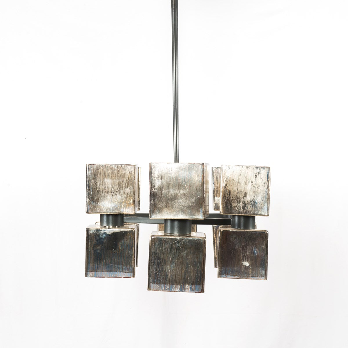 Ava Linear Chandelier-Antiqued Iron Chandelier Four Hands     Four Hands, Burke Decor, Mid Century Modern Furniture, Old Bones Furniture Company, Old Bones Co, Modern Mid Century, Designer Furniture, https://www.oldbonesco.com/