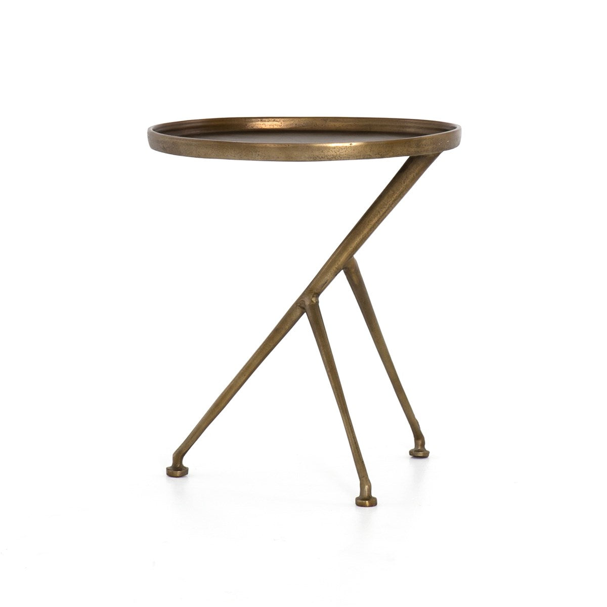 Schmidt Accent Table Raw Antique BrassTable Four Hands  Raw Antique Brass   Four Hands, Burke Decor, Mid Century Modern Furniture, Old Bones Furniture Company, Old Bones Co, Modern Mid Century, Designer Furniture, https://www.oldbonesco.com/