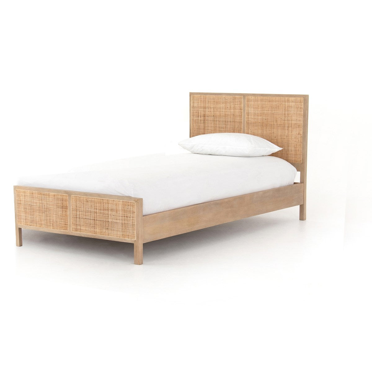 Sydney Bed Natural / TwinBed Four Hands  Natural Twin  Four Hands, Burke Decor, Mid Century Modern Furniture, Old Bones Furniture Company, Old Bones Co, Modern Mid Century, Designer Furniture, https://www.oldbonesco.com/