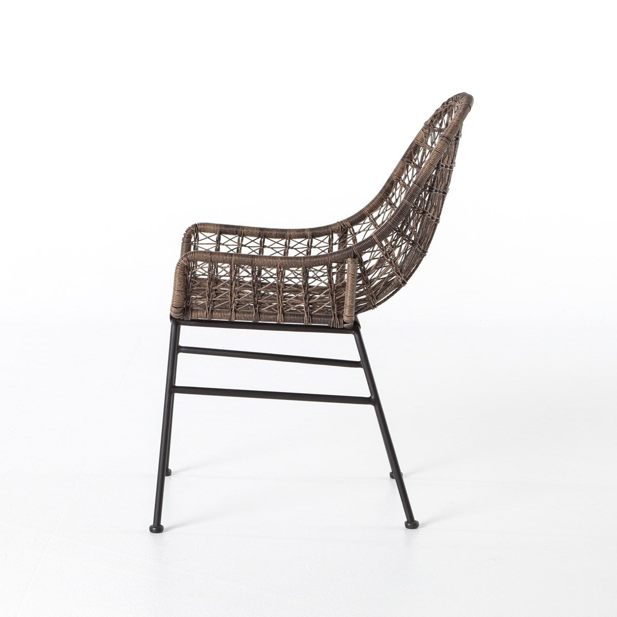 Bandera Outdoor Woven Dining Chair Dining Chair Four Hands     Four Hands, Burke Decor, Mid Century Modern Furniture, Old Bones Furniture Company, Old Bones Co, Modern Mid Century, Designer Furniture, https://www.oldbonesco.com/