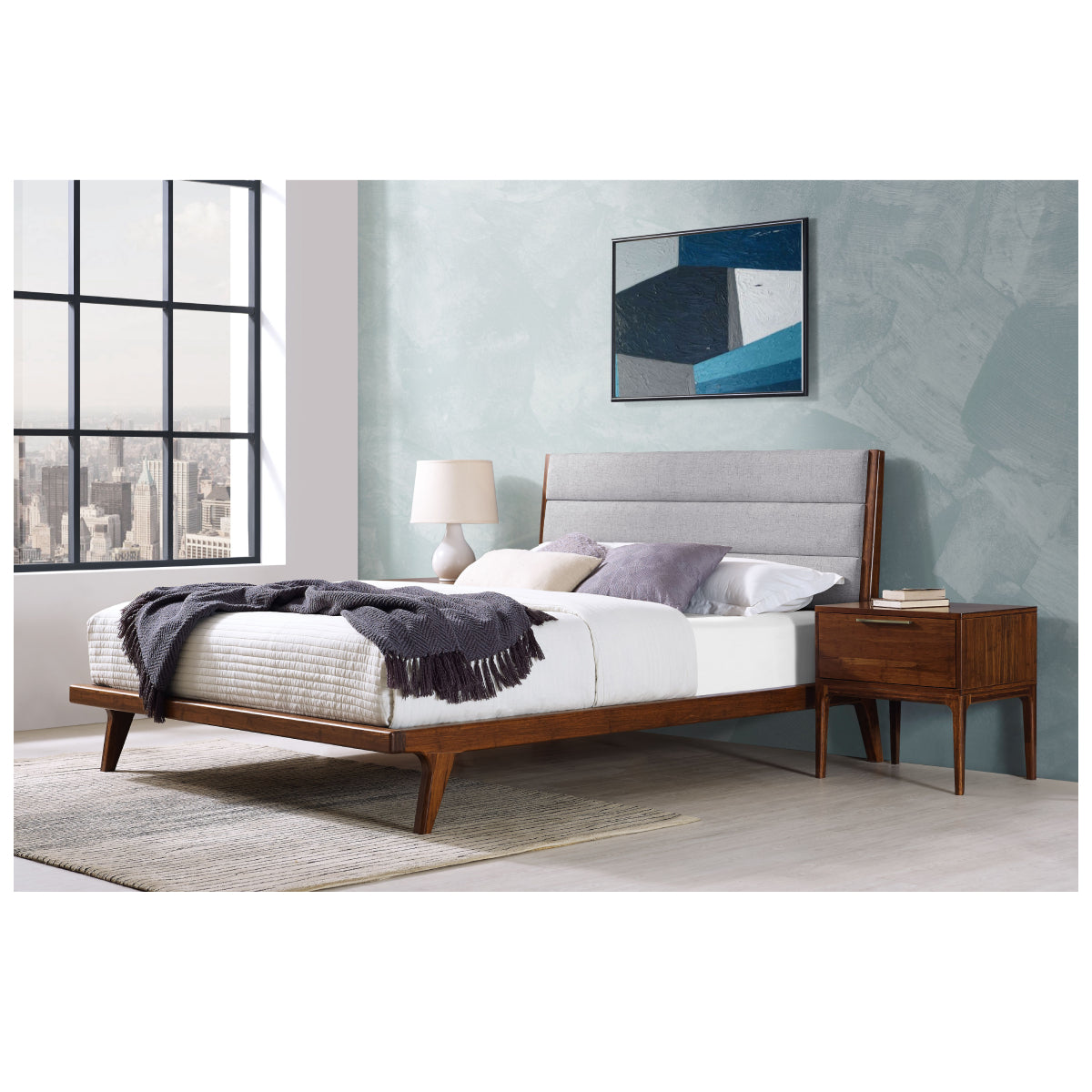 Mercury Platform Bed Beds & Frames Greenington     Four Hands, Burke Decor, Mid Century Modern Furniture, Old Bones Furniture Company, Old Bones Co, Modern Mid Century, Designer Furniture, https://www.oldbonesco.com/