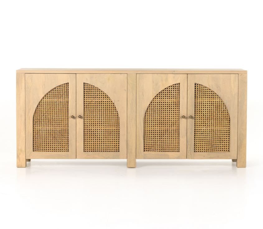 Tilda Sideboard NATURAL MANGOSideboard Four Hands  NATURAL MANGO   Four Hands, Mid Century Modern Furniture, Old Bones Furniture Company, Old Bones Co, Modern Mid Century, Designer Furniture, https://www.oldbonesco.com/