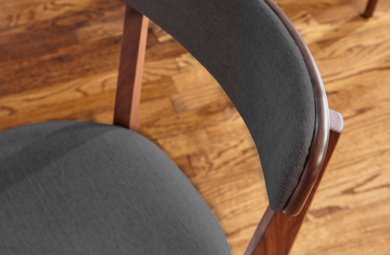 Tahoe American Walnut Dining Chair Dining Chair Unique Furniture     Four Hands, Burke Decor, Mid Century Modern Furniture, Old Bones Furniture Company, Old Bones Co, Modern Mid Century, Designer Furniture, https://www.oldbonesco.com/