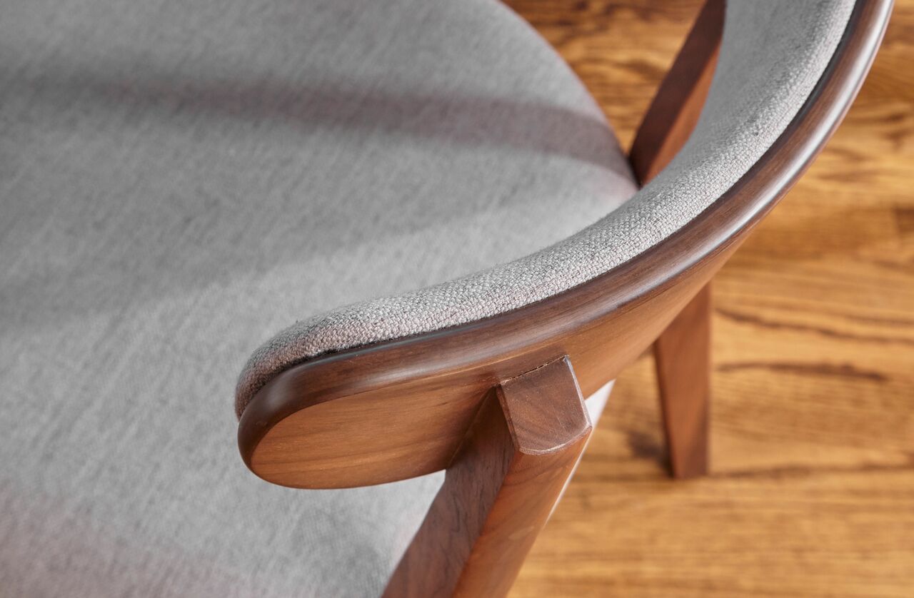 Tahoe American Walnut Dining Chair Dining Chair Unique Furniture     Four Hands, Burke Decor, Mid Century Modern Furniture, Old Bones Furniture Company, Old Bones Co, Modern Mid Century, Designer Furniture, https://www.oldbonesco.com/