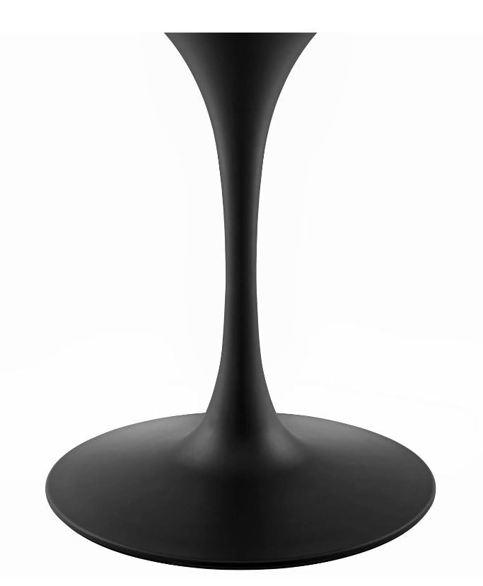 Mod Quartz 60" Round Dining Table Black Base Dining Table Modway International     Four Hands, Burke Decor, Mid Century Modern Furniture, Old Bones Furniture Company, Old Bones Co, Modern Mid Century, Designer Furniture, https://www.oldbonesco.com/