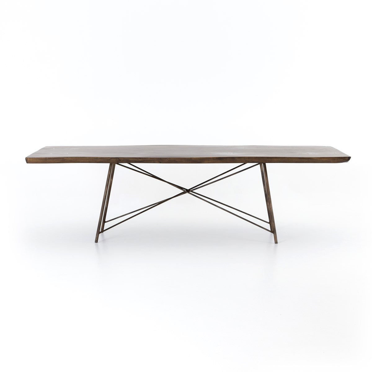 Rocky Dining Table-Bronzed Iron Dining Table Four Hands     Four Hands, Burke Decor, Mid Century Modern Furniture, Old Bones Furniture Company, Old Bones Co, Modern Mid Century, Designer Furniture, https://www.oldbonesco.com/