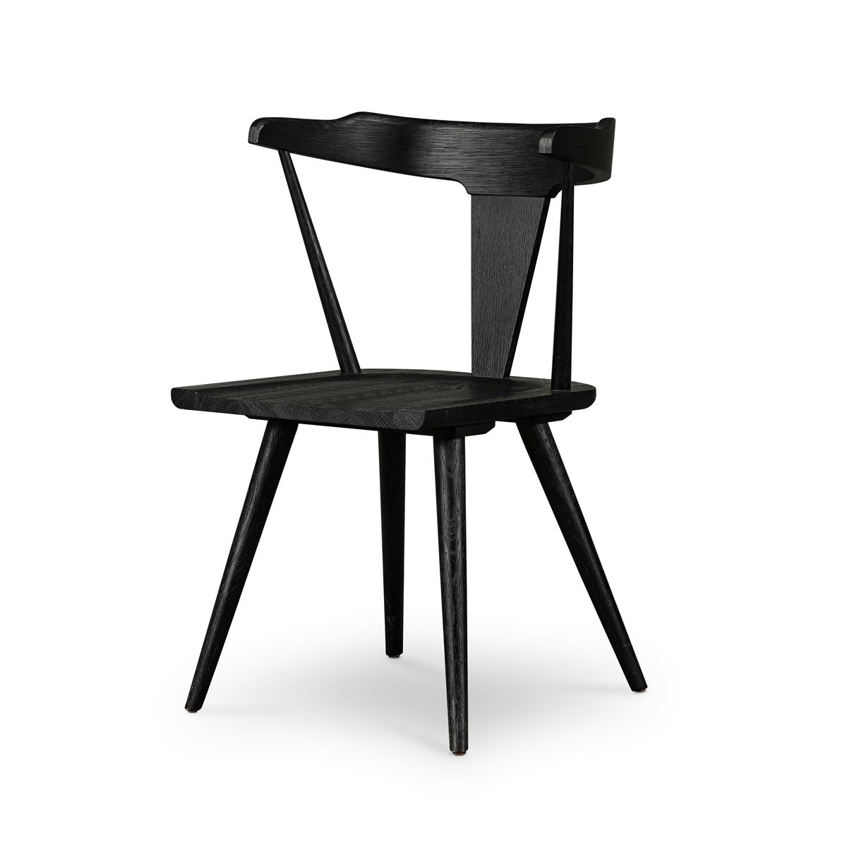 Ripley Dining Chair Black OakDinning Chair Four Hands  Black Oak   Four Hands, Burke Decor, Mid Century Modern Furniture, Old Bones Furniture Company, Old Bones Co, Modern Mid Century, Designer Furniture, https://www.oldbonesco.com/