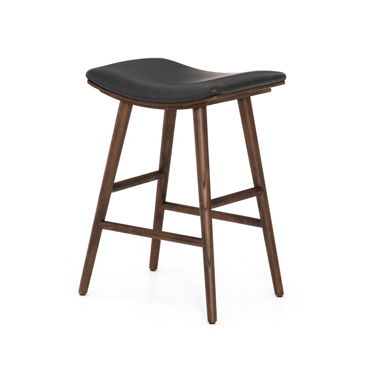 Union Bar + Counter Stool Distressed Black / Counter StoolStool Four Hands  Distressed Black Counter Stool  Four Hands, Burke Decor, Mid Century Modern Furniture, Old Bones Furniture Company, Old Bones Co, Modern Mid Century, Designer Furniture, https://www.oldbonesco.com/