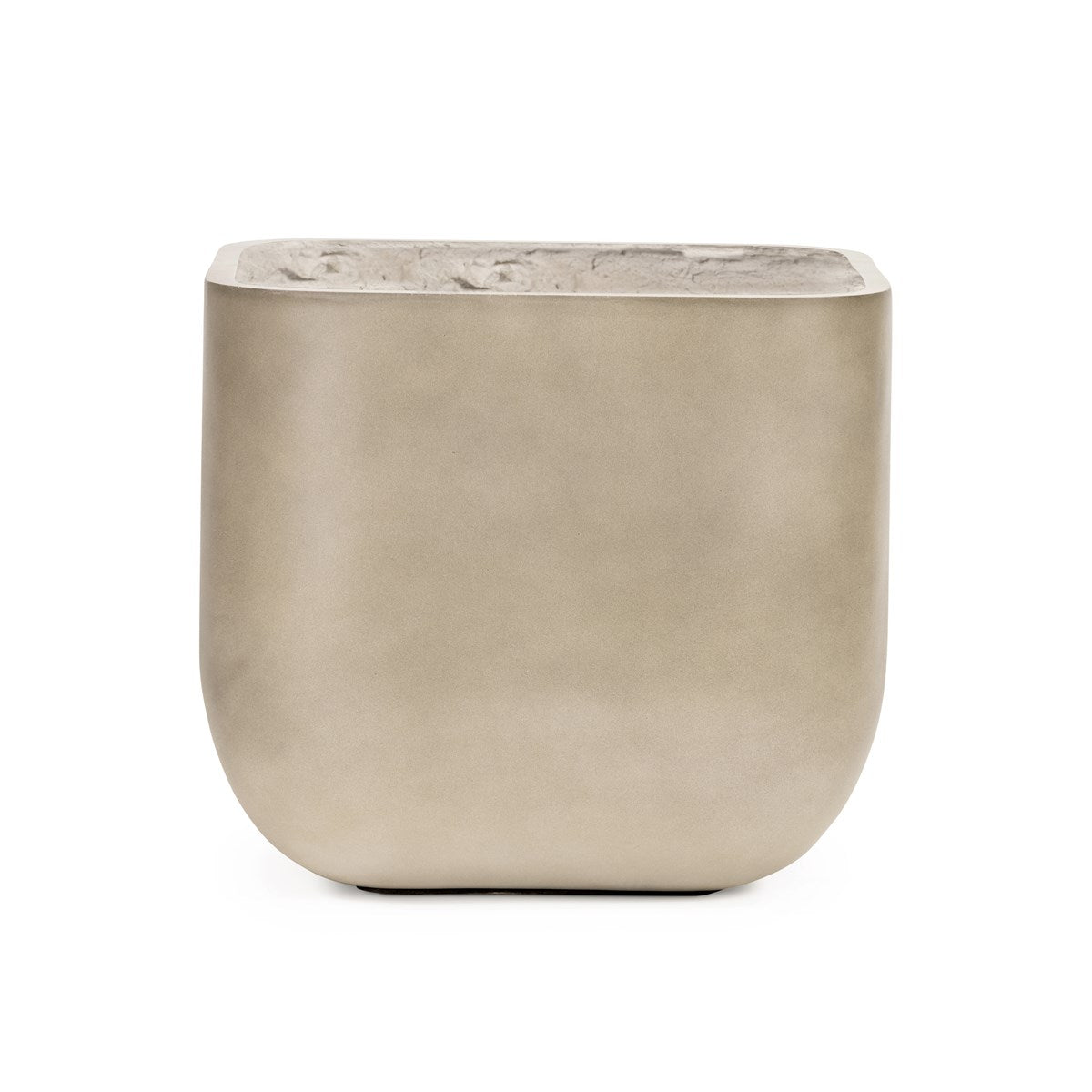 Ivan Square Planter-Grey Concrete Square Planter Four Hands     Four Hands, Burke Decor, Mid Century Modern Furniture, Old Bones Furniture Company, Old Bones Co, Modern Mid Century, Designer Furniture, https://www.oldbonesco.com/