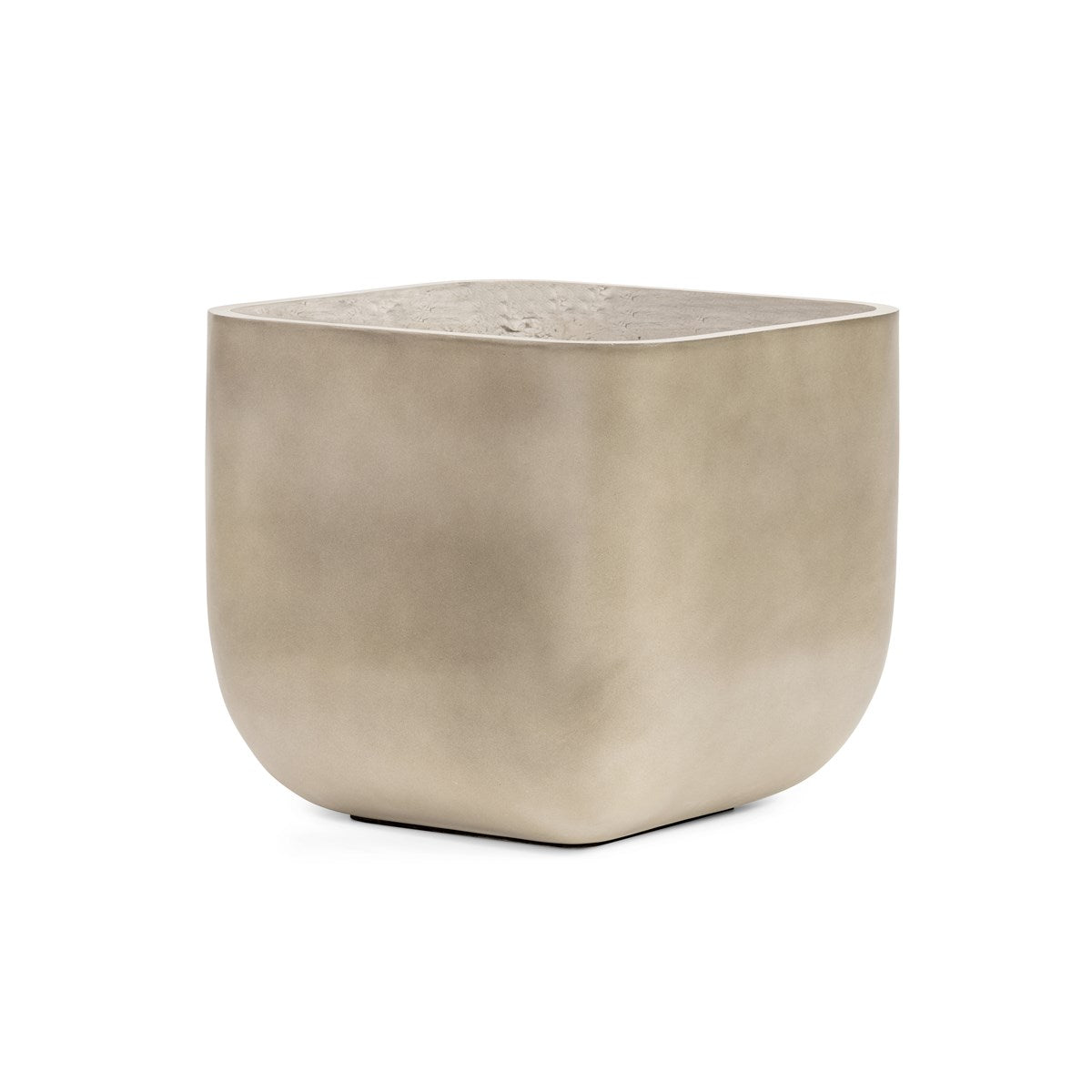 Ivan Square Planter-Grey Concrete Square Planter Four Hands     Four Hands, Burke Decor, Mid Century Modern Furniture, Old Bones Furniture Company, Old Bones Co, Modern Mid Century, Designer Furniture, https://www.oldbonesco.com/