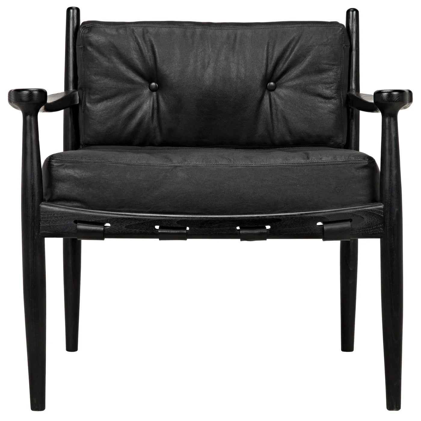 Fogel Lounge Chair Lounge Chair Noir     Four Hands, Burke Decor, Mid Century Modern Furniture, Old Bones Furniture Company, Old Bones Co, Modern Mid Century, Designer Furniture, https://www.oldbonesco.com/