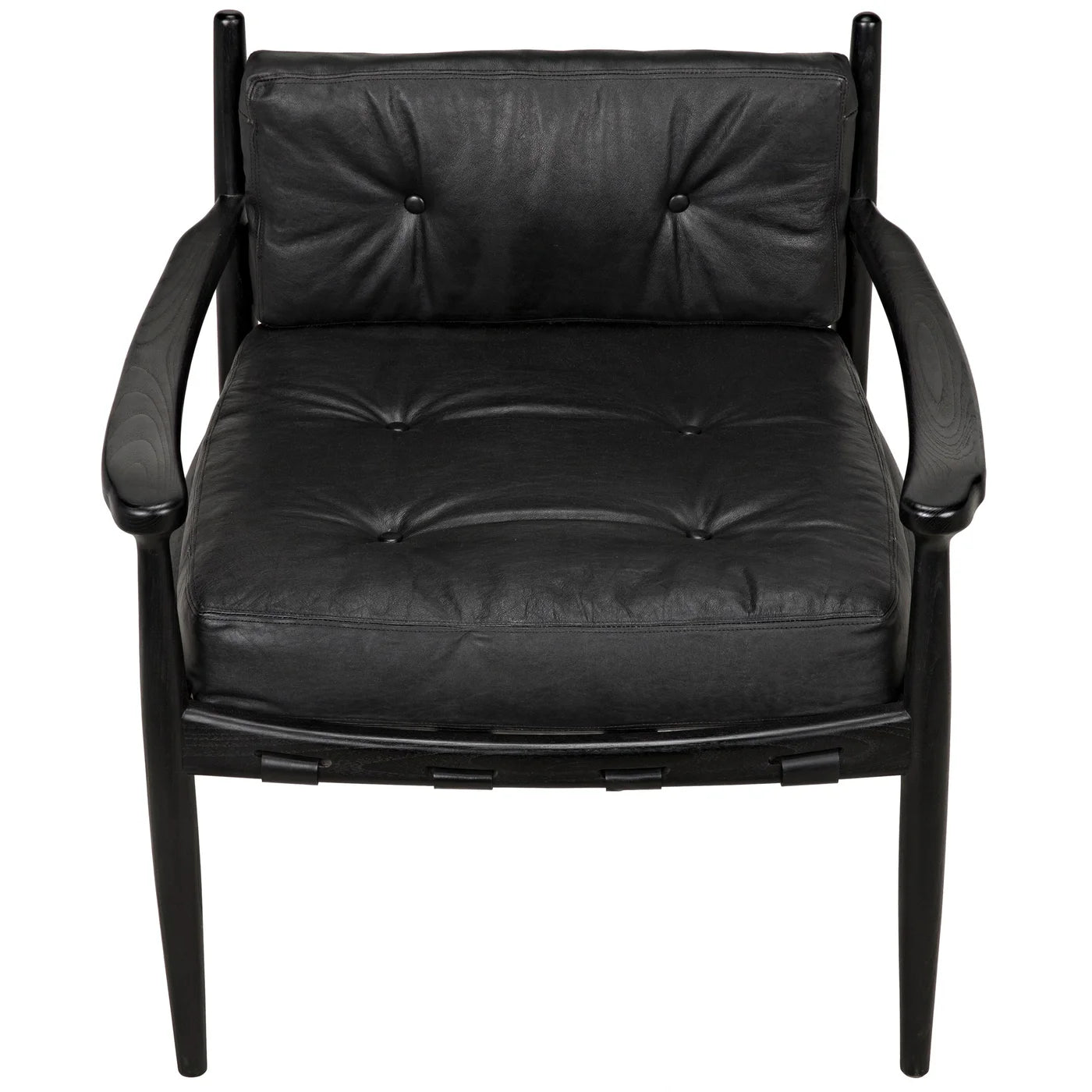 Fogel Lounge Chair Lounge Chair Noir     Four Hands, Burke Decor, Mid Century Modern Furniture, Old Bones Furniture Company, Old Bones Co, Modern Mid Century, Designer Furniture, https://www.oldbonesco.com/