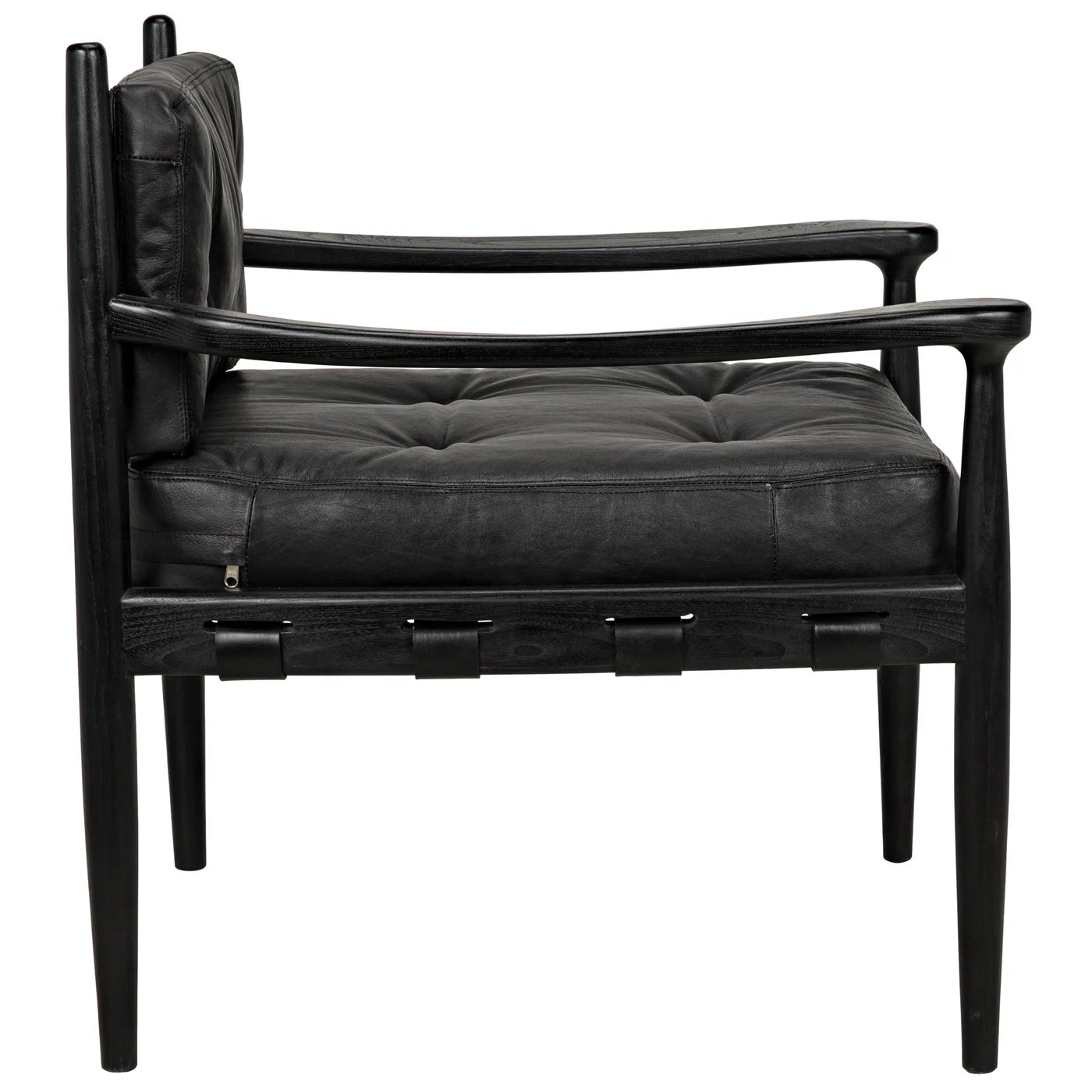 Fogel Lounge Chair Lounge Chair Noir     Four Hands, Burke Decor, Mid Century Modern Furniture, Old Bones Furniture Company, Old Bones Co, Modern Mid Century, Designer Furniture, https://www.oldbonesco.com/