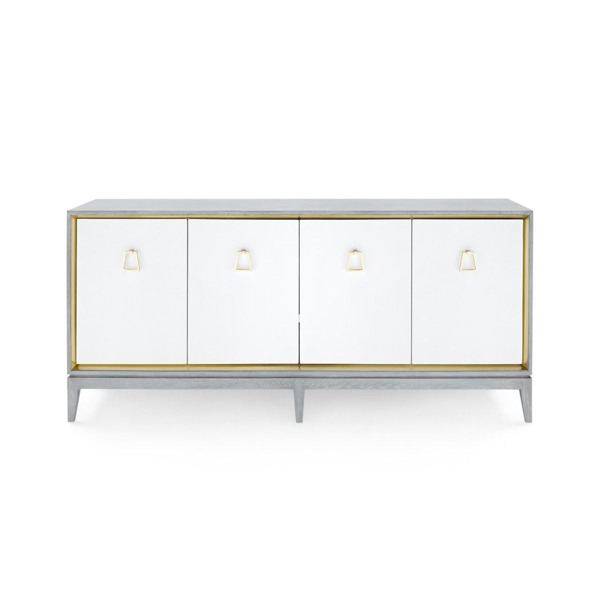 Cameron 4-Door Cabinet, Gray Cabinet Bungalow 5     Four Hands, Burke Decor, Mid Century Modern Furniture, Old Bones Furniture Company, Old Bones Co, Modern Mid Century, Designer Furniture, https://www.oldbonesco.com/