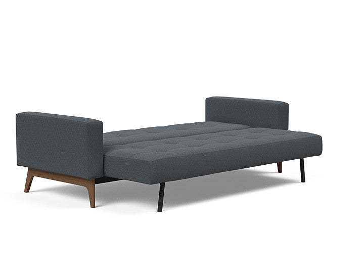 Cassius Quilt Dark Wood Sofa Bed Sofa Beds INNOVATION     Four Hands, Burke Decor, Mid Century Modern Furniture, Old Bones Furniture Company, Old Bones Co, Modern Mid Century, Designer Furniture, https://www.oldbonesco.com/