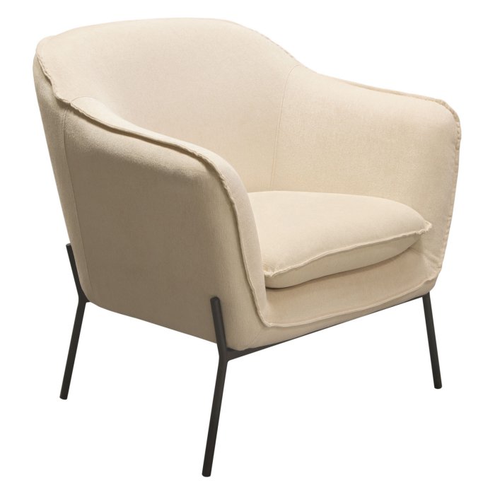 Status Lounge Chair CreamLounge Chair Diamond Sofa  Cream   Four Hands, Burke Decor, Mid Century Modern Furniture, Old Bones Furniture Company, Old Bones Co, Modern Mid Century, Designer Furniture, https://www.oldbonesco.com/