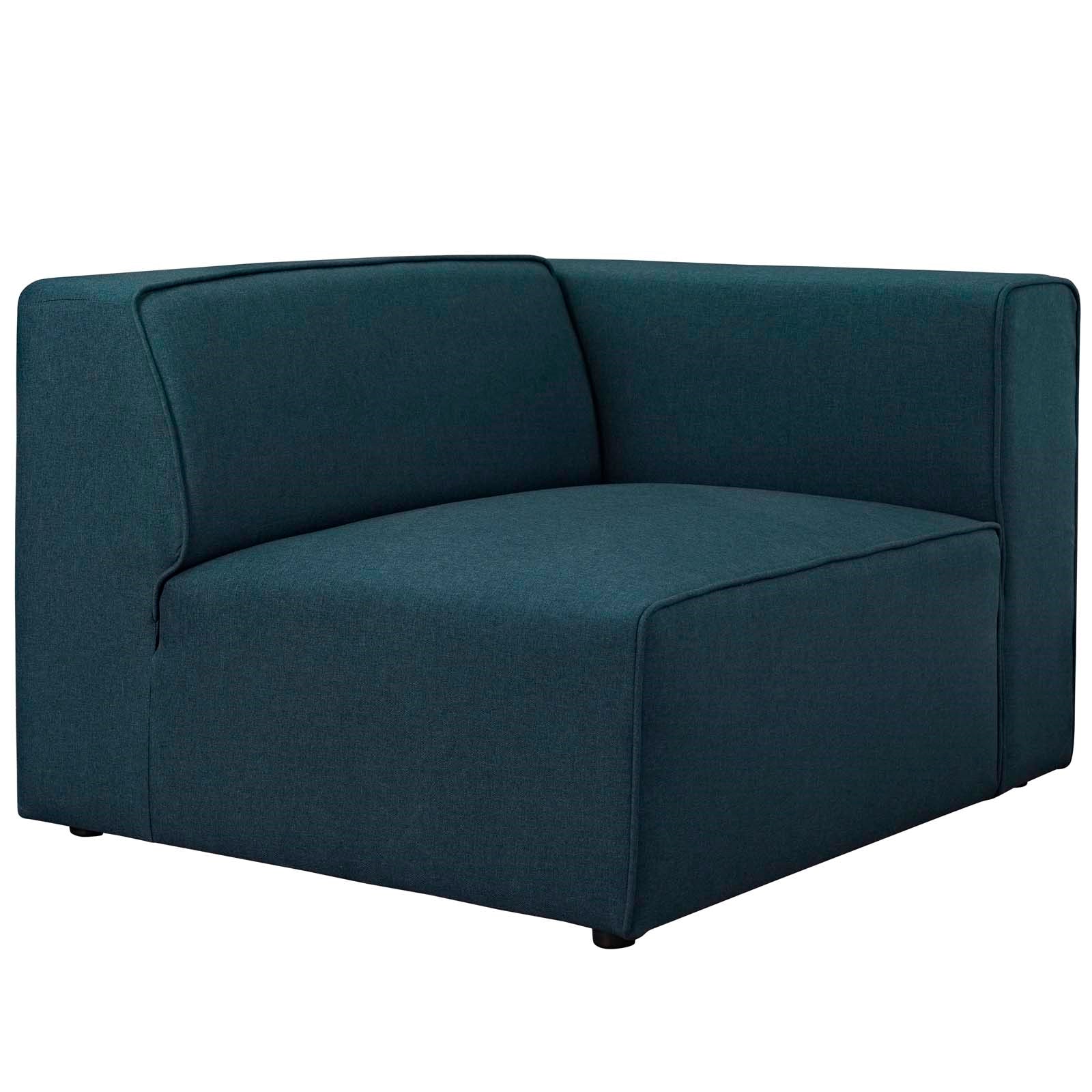 Mingle Fabric Right-Facing Sofa in Blue Sectional Sofa Modway International     Four Hands, Burke Decor, Mid Century Modern Furniture, Old Bones Furniture Company, Old Bones Co, Modern Mid Century, Designer Furniture, https://www.oldbonesco.com/