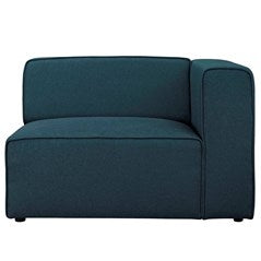 Mingle Fabric Right-Facing Sofa in Blue Sectional Sofa Modway International     Four Hands, Burke Decor, Mid Century Modern Furniture, Old Bones Furniture Company, Old Bones Co, Modern Mid Century, Designer Furniture, https://www.oldbonesco.com/