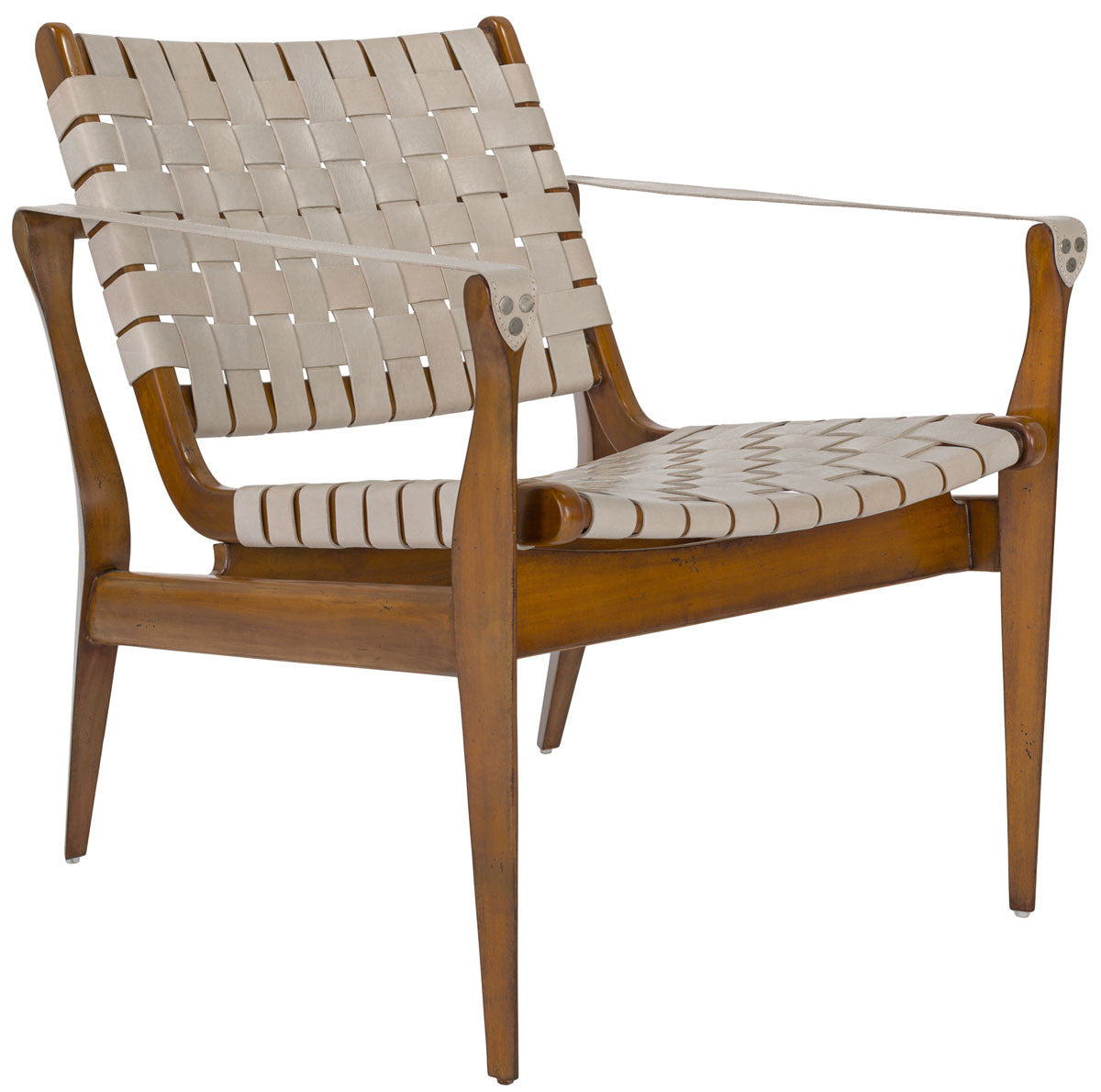 Safavieh Dilan Safari Chair Lounge Chair Safavieh     Four Hands, Burke Decor, Mid Century Modern Furniture, Old Bones Furniture Company, Old Bones Co, Modern Mid Century, Designer Furniture, https://www.oldbonesco.com/