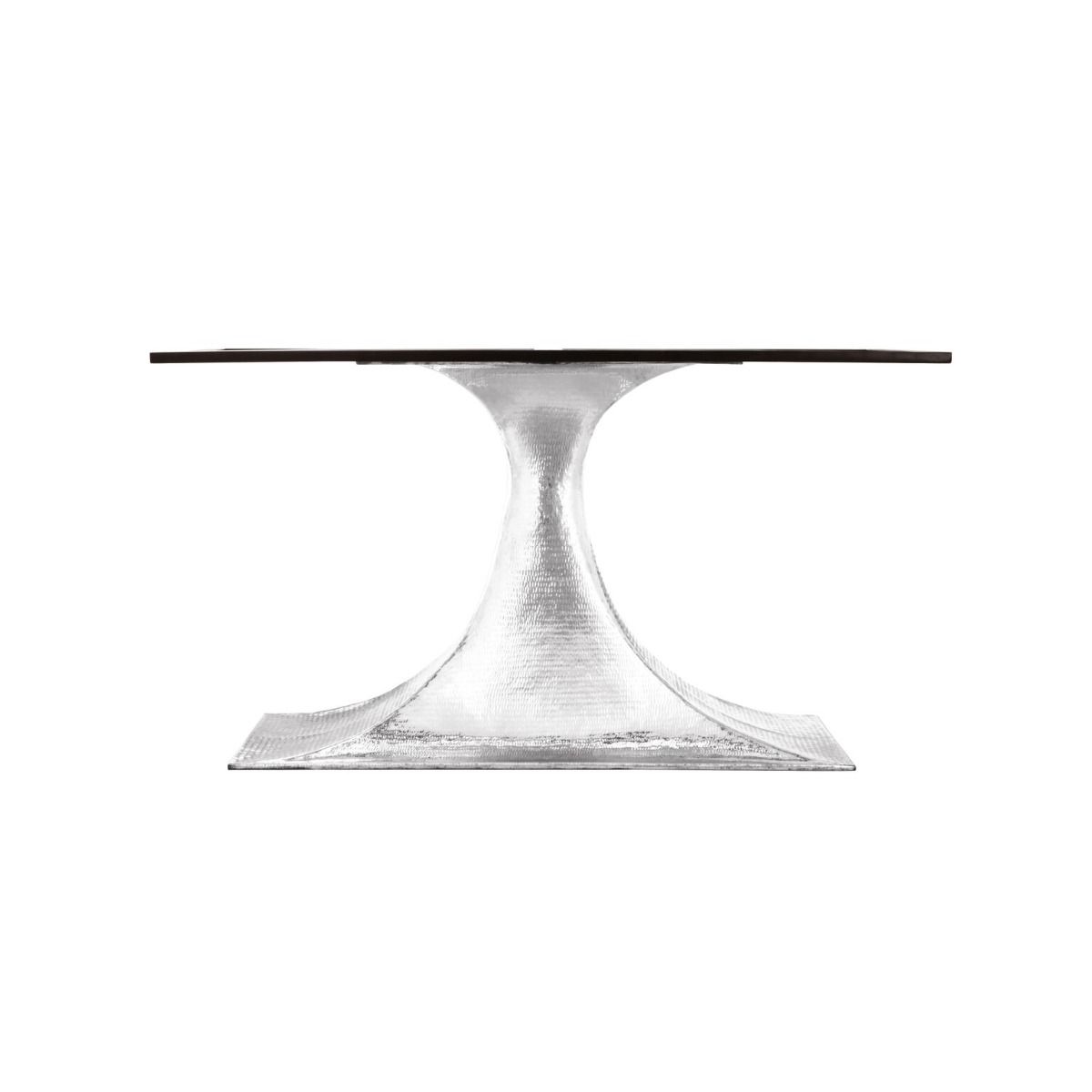 Stockholm Small Oval Table Base NickelTable Bungalow 5  Nickel   Four Hands, Burke Decor, Mid Century Modern Furniture, Old Bones Furniture Company, Old Bones Co, Modern Mid Century, Designer Furniture, https://www.oldbonesco.com/