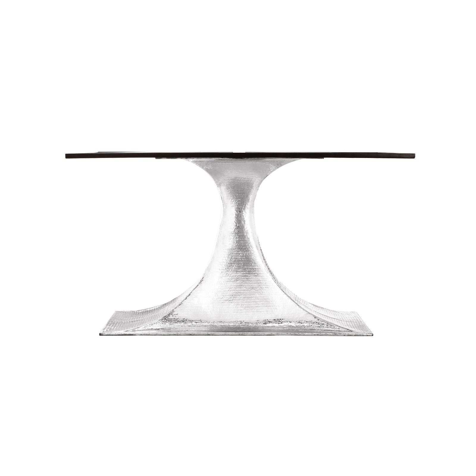 Stockholm Oval Dining Table Base NickelTable Bungalow 5  Nickel   Four Hands, Burke Decor, Mid Century Modern Furniture, Old Bones Furniture Company, Old Bones Co, Modern Mid Century, Designer Furniture, https://www.oldbonesco.com/